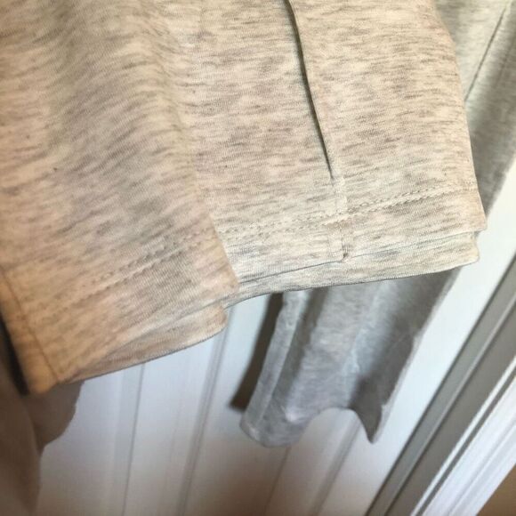 DANSKIN - NWT - L Sz 3X Scuba Pants/Lounge Pants in Oatmeal Heather. So soft! - Picture 7 of 16